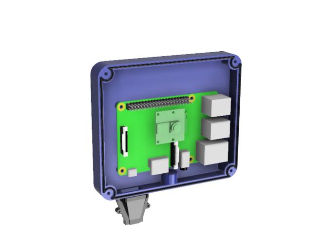 RainBerry3: Weatherproof Case for Raspberry Pi 3 and Pi Camera 3D Print 205894