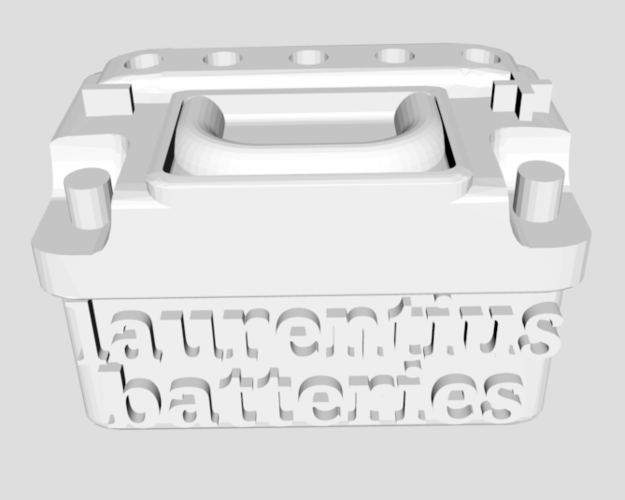 Scale Car Battery 3D Print 205910