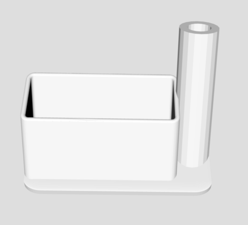 Office pen and business-card holder