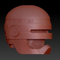Small RoboCop Helmet (1987) 3D Printing 206030