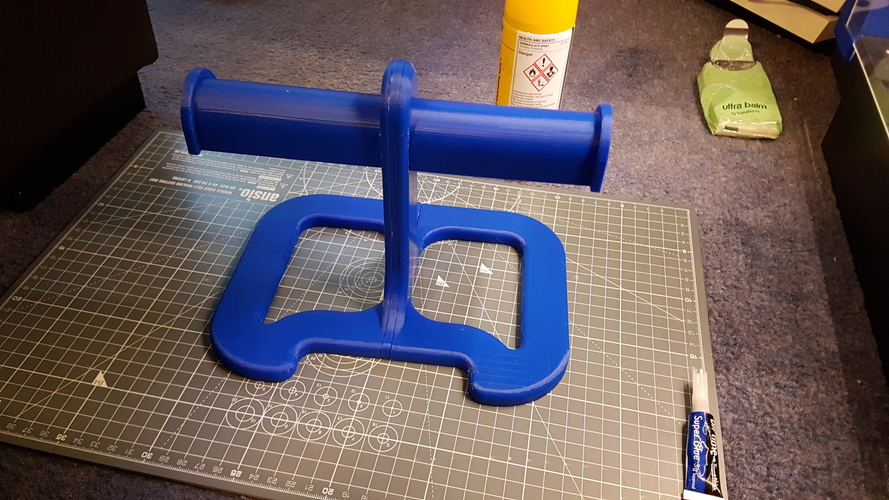 Dual Table Top Spool Holder 3D Print 206041