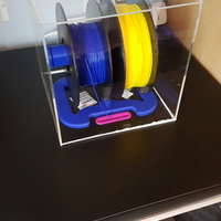 Small Dual Table Top Spool Holder 3D Printing 206045