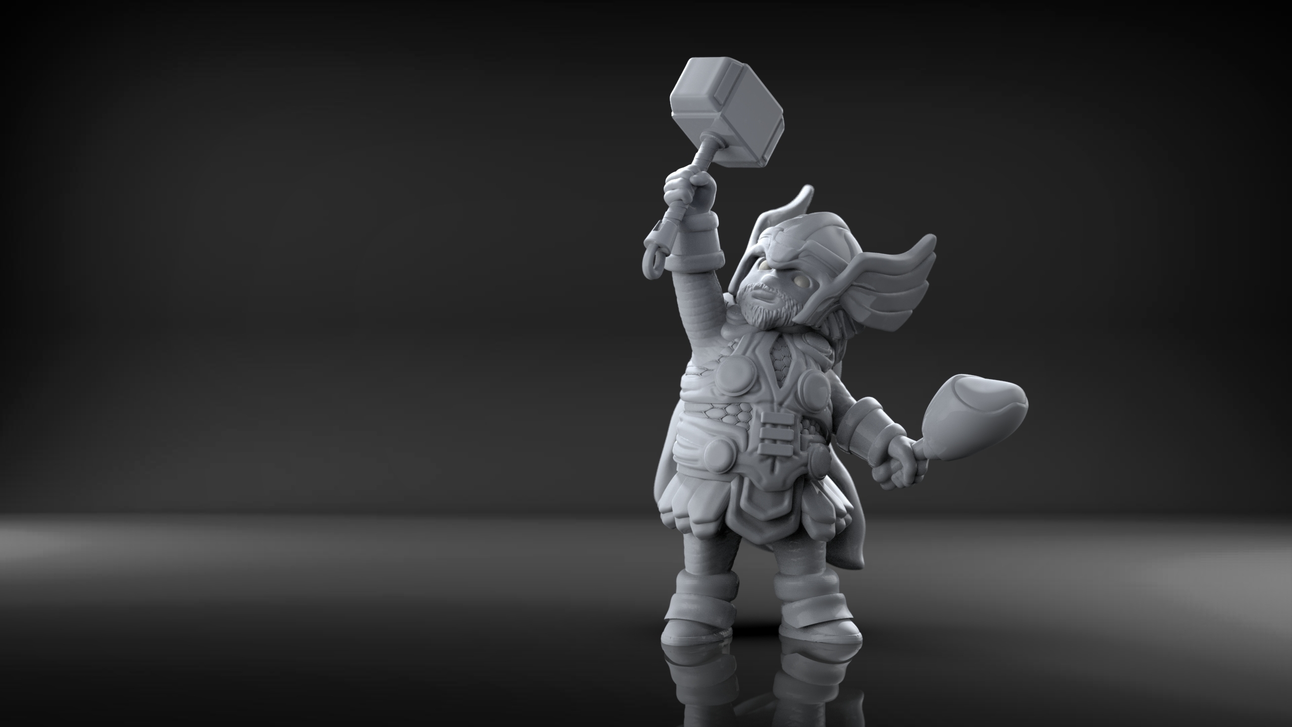 Thor God of Thunder Marvel - STL files for 3D Printing