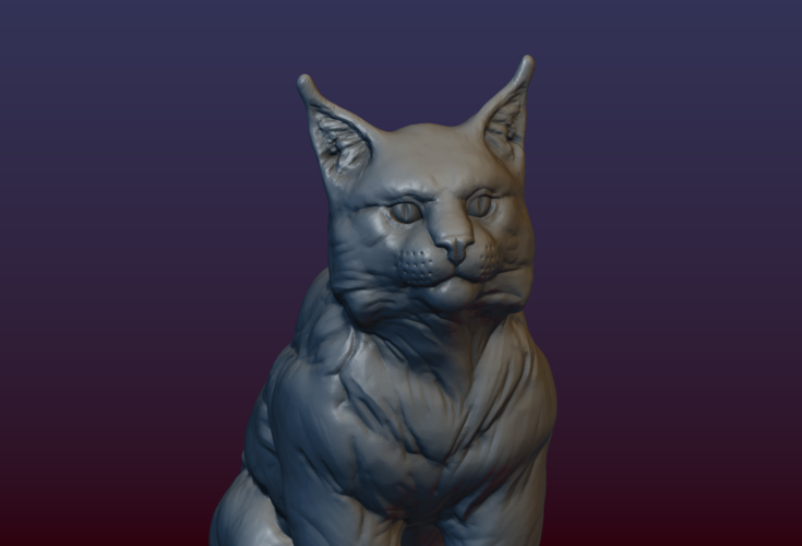Lynx Kitten 3D Print 206080