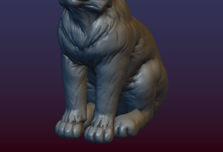 Lynx Kitten 3D Print 206082