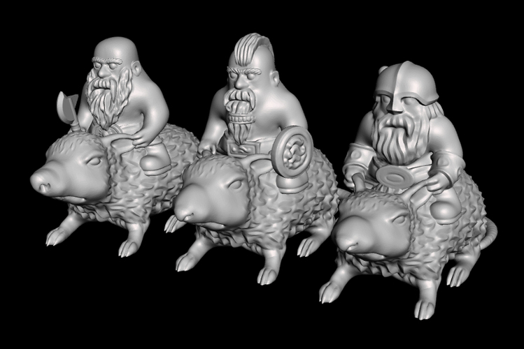 Rat Riders. 3D Print 206087