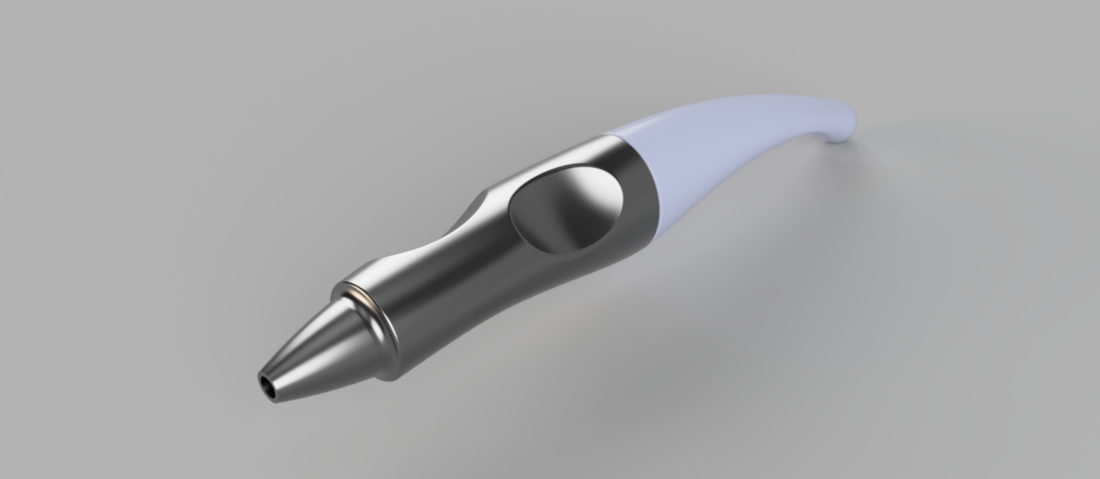 Ergonomic Pen - Takes a Standard Biro Inner 3D Print 206142