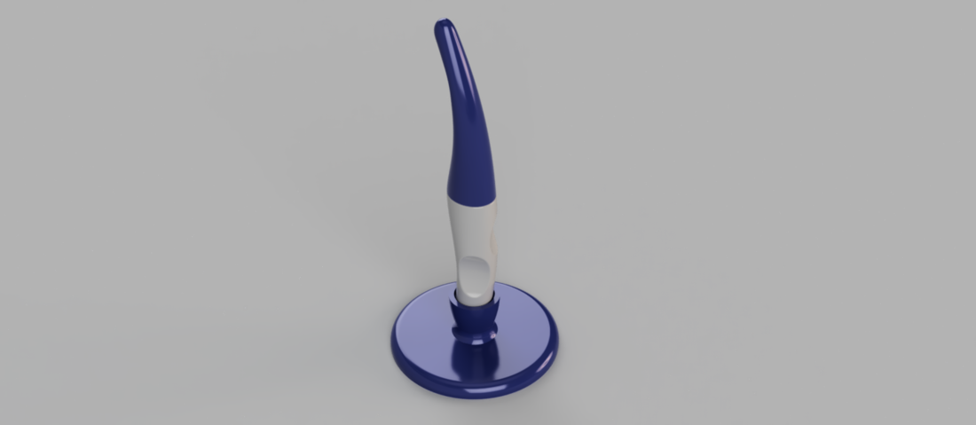 Ergonomic Pen - Takes a Standard Biro Inner 3D Print 206145