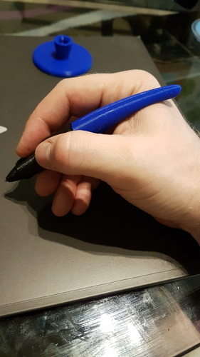 Ergonomic Pen - Takes a Standard Biro Inner 3D Print 206146