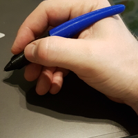 Ergonomic Pen - Takes a Standard Biro Inner - Thumbnail 5