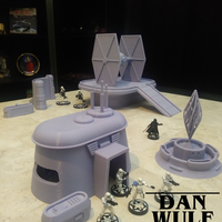 Star Wars Legion Terrain - DWG TIE Fighter - Thumbnail 3