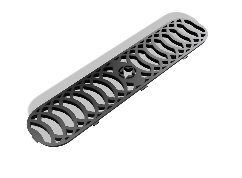 Jeep Wrangler JK Grille Inserts with Star Design