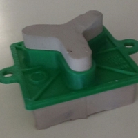 Y shape ceramic die 4"x4" (solid) - Thumbnail 4