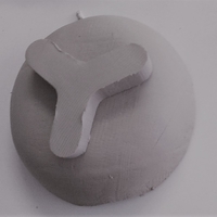 Y shape ceramic die 4"x4" (solid) - Thumbnail 5