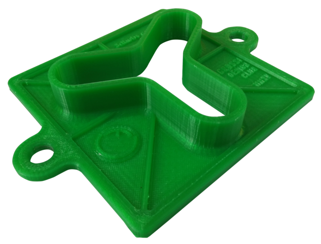 Y shape ceramic die 4"x4" (solid) 3D Print 206207