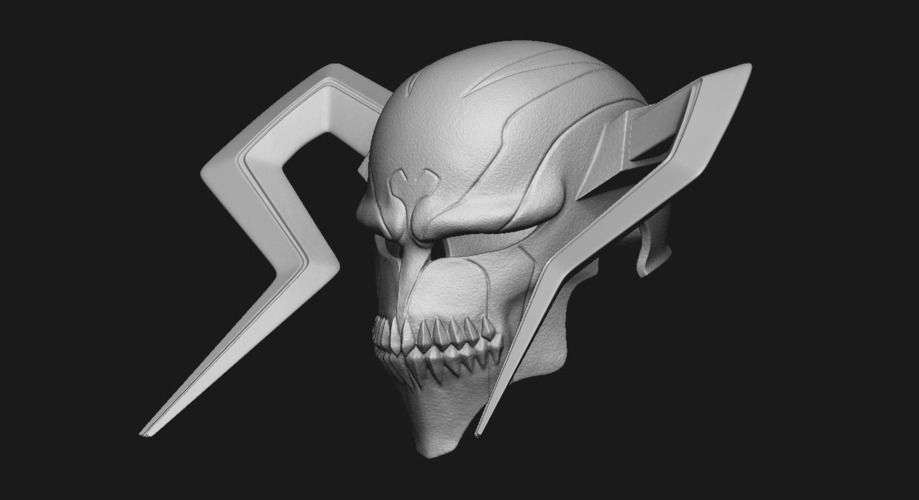 The Whole Hollow Mask - Kurosaki Ichigo - Bleach 3D Print 206216