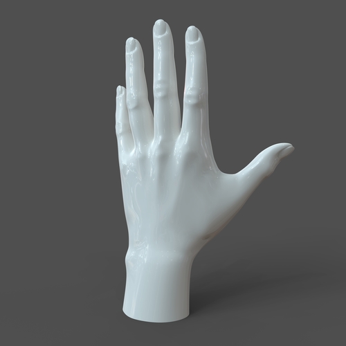 Casual Woman Hand Model F1P1D0V1hand 3D Print 206309