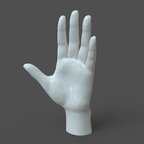 Casual Woman Hand Model F1P1D0V1hand 3D Print 206310