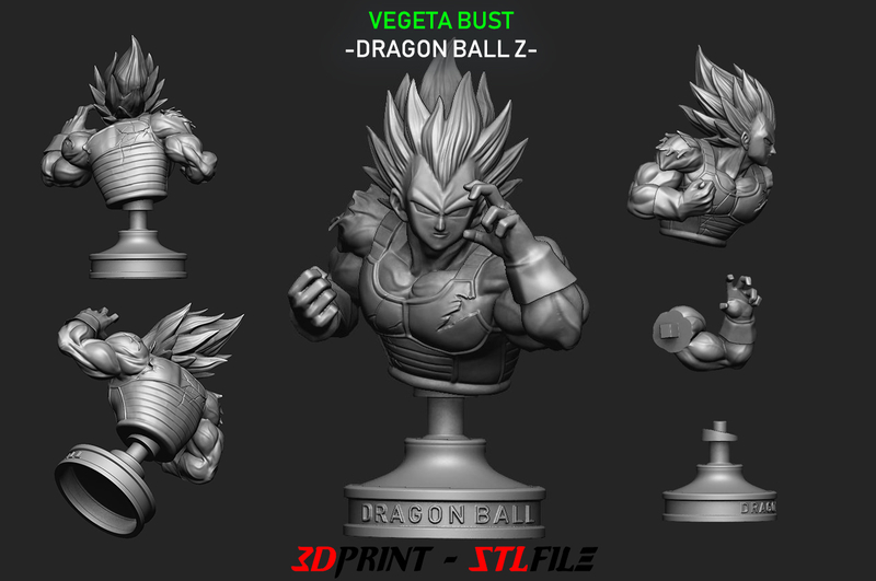 Vegeta Bust - Dragon Ball Z 
