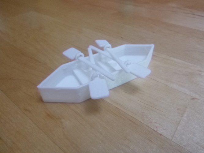 Miniature paddling boat 3D Print 206453