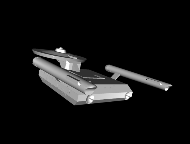 Spaceship 3D Print 206464