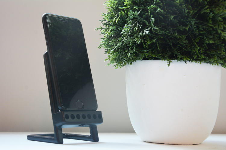 Infinity Phone Stand - Sound Amplifying Design 3D Print 206547