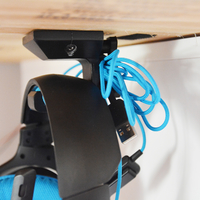 Under-desk Headphone Hanger - Thumbnail 4