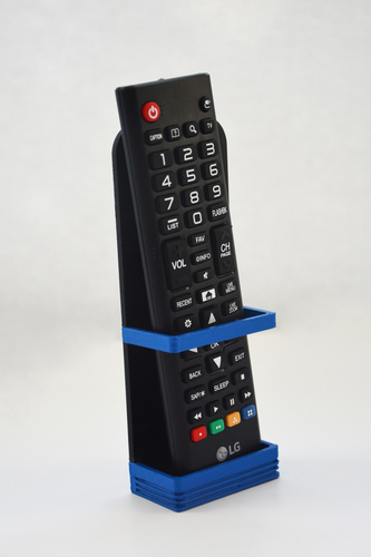 Wall Mounted TV Remote Holder 3D Print 206571