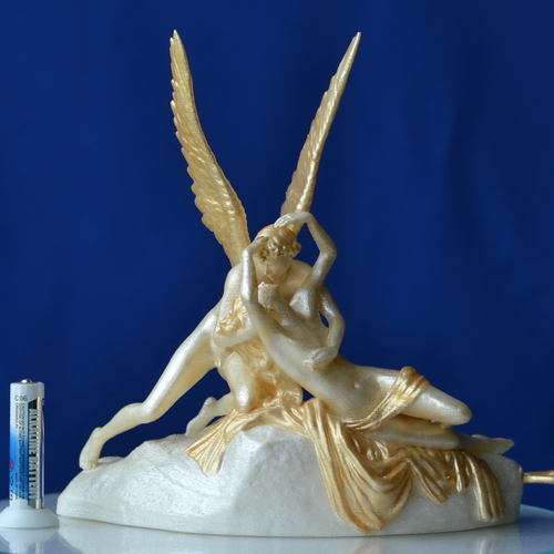 Psyche Revived by Cupid's Kiss at The Louvre, Paris (remix) 3D Print 206595
