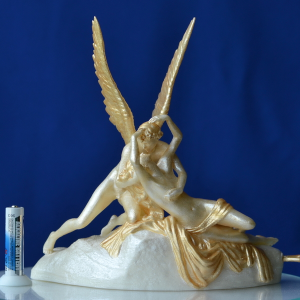 Psyche Revived by Cupid's Kiss at The Louvre, Paris (remix)