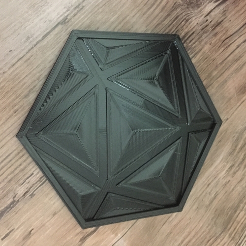 D20 Drink Coaster 3D Print 206652