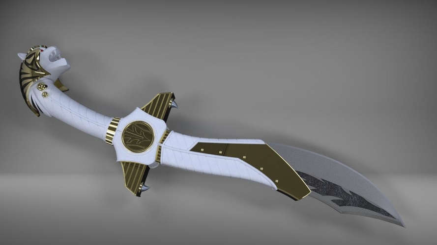 Power Rangers Legacy Saba Sword replica 3D print model