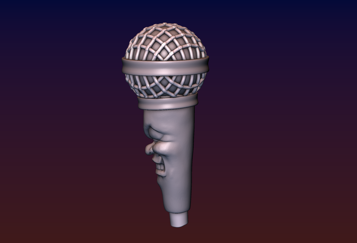 Singing Microphone 3D Print 206747