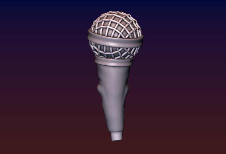 Singing Microphone 3D Print 206748