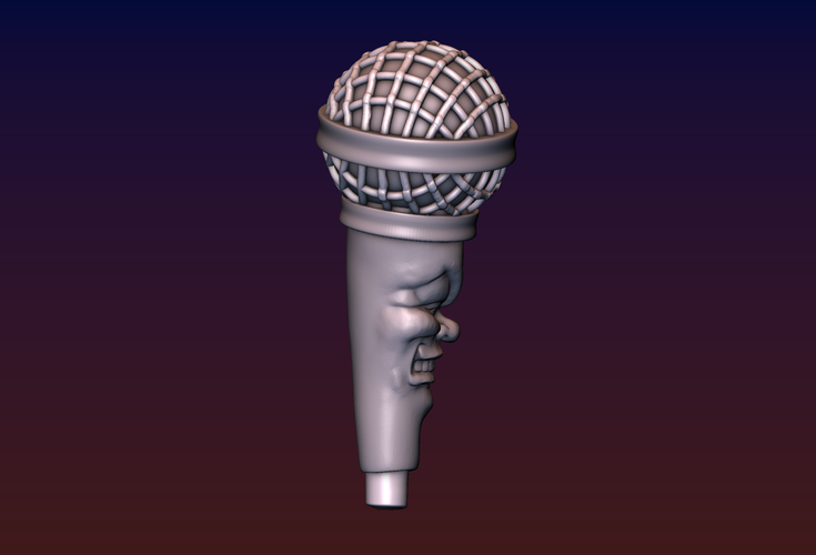 Singing Microphone 3D Print 206749