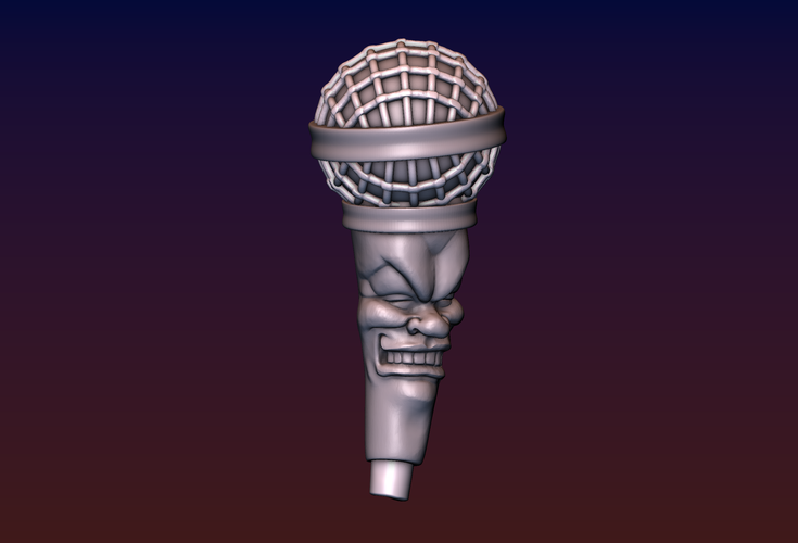Singing Microphone 3D Print 206750