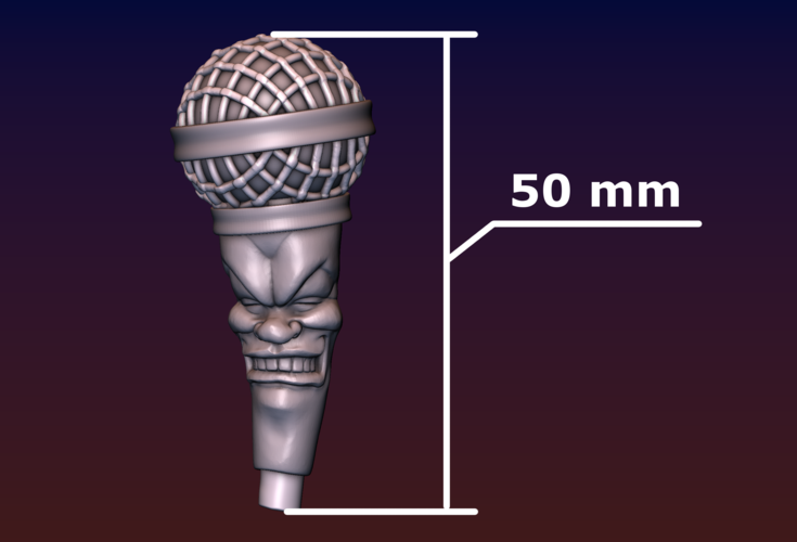 Singing Microphone 3D Print 206756