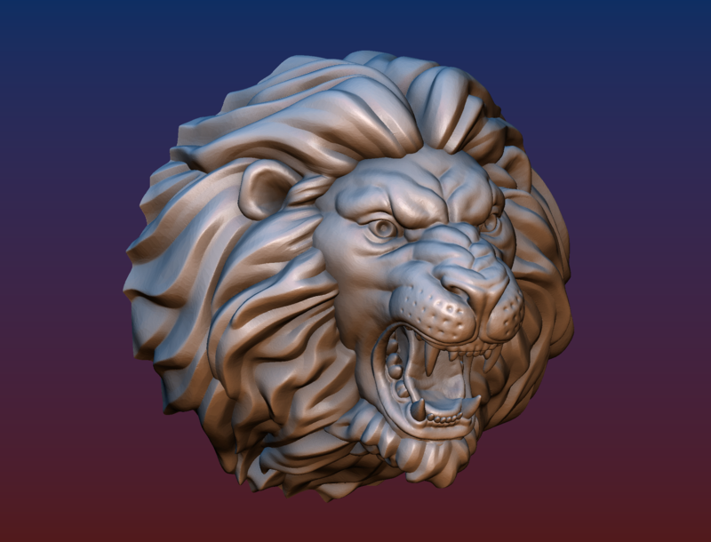 Lion head BEAD