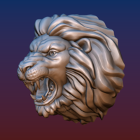 Lion head BEAD - Thumbnail 7