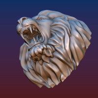 Lion head BEAD - Thumbnail 9