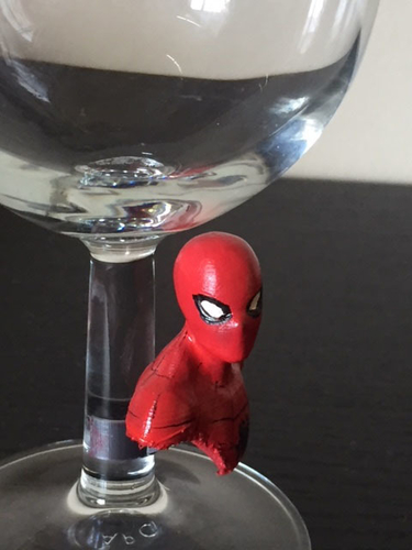 Glass Marker Spiderman