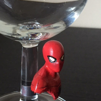 Small Glass Marker Spiderman 3D Printing 206899