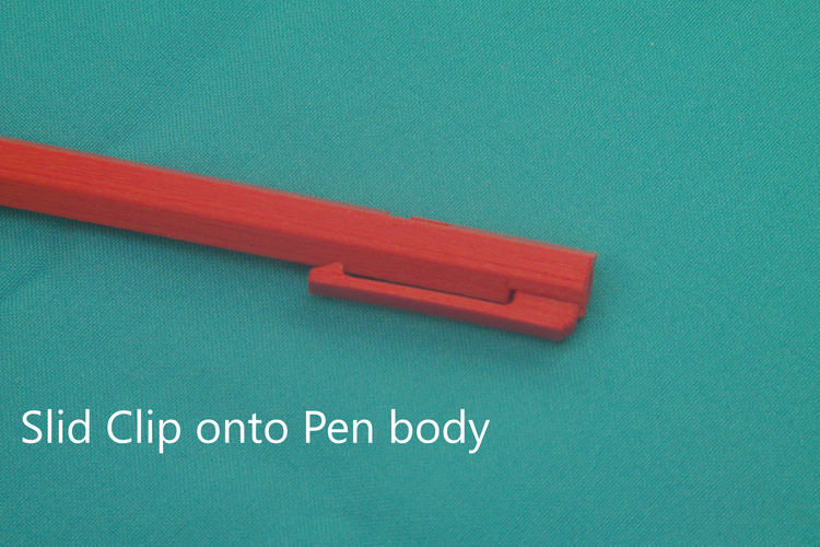 BALL POINT RETRACTABLE PEN  3D Print 206964