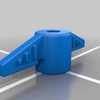 Small Replacement Valve Handle for Pool Filter 3D Printing 207040