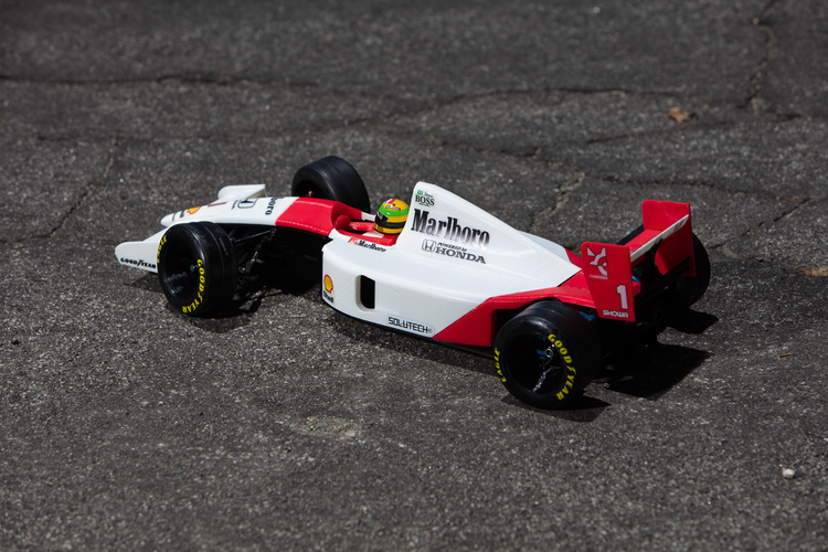 Aryton Senna's Mclaren MP4/6 3d Printed RC Car 3D Print 207089