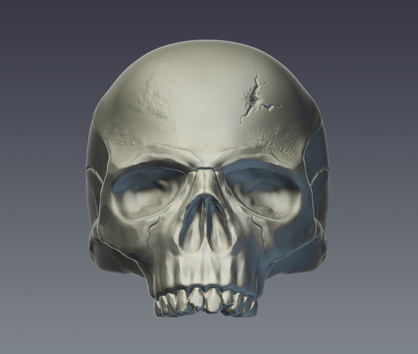 "Skull" ring 3D Print 207249