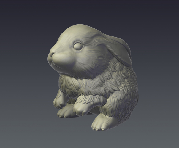 Rabbit 3D Print 207254