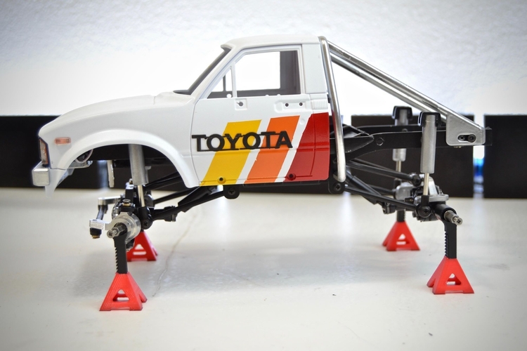 WPL C14 Rear Rollcage 3D Print 207396