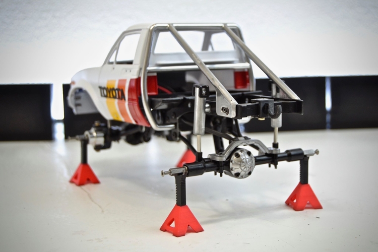 WPL C14 Rear Rollcage 3D Print 207399