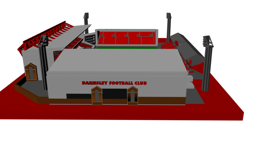 Barnsley - Oakwell 3D Print 207505